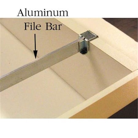 Gourmetgalley Aluminum File Bar; 0.75 x 32 in. GO1074809